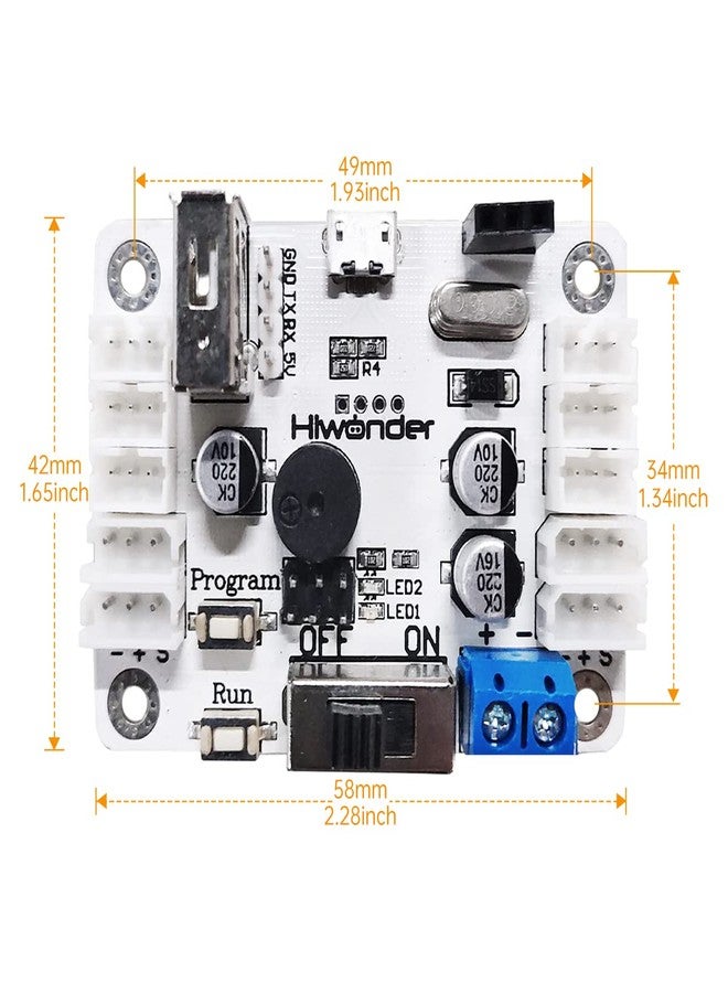 HIWONDER لوحة اختبار سيرفو ناقل البيانات التسلسلي Hiwonder Bus Servo Controller - Image 3